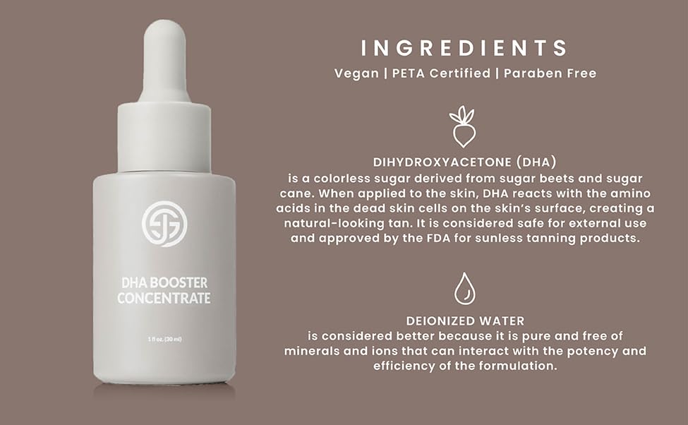 SJOLIE DHA Booster Drops dropper adding precise shade customization to solution.