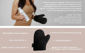 SJOLIE Self Tanner finish demonstrates streak-free, natural-looking glow