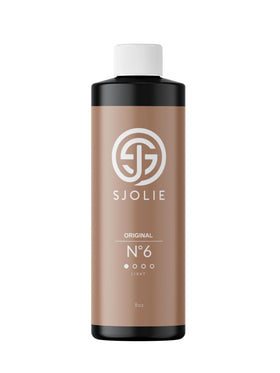 SJOLIE Spray Tan No.6 bottle front for a natural sunless glow.