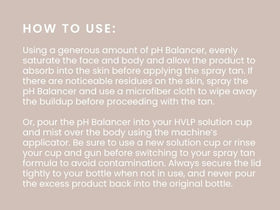 SJOLIE Sunless Prep to Perfect spray helps balance skin pH for even results