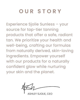 SJOLIE Rapid Spray Tan before and after results for reference