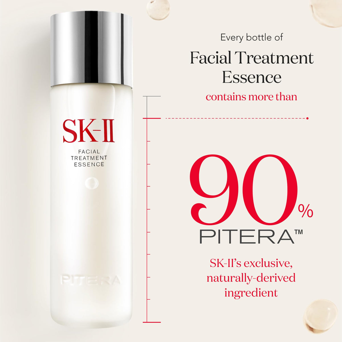 After cleansing, SK-II Essence helps balance and prep skin.