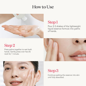 Packaging detail highlights refined design of SK-II Essence.