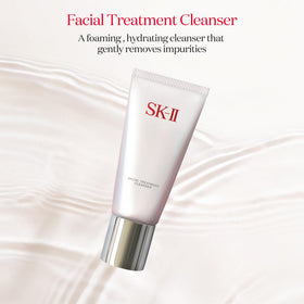 SK-II Foaming Cleanser foam close-up highlights airy texture for gentle cleansing