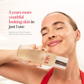 SK-II Glow Up Duo facial treatment masks pack close-up highlights quick radiance