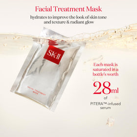 SK-II Glow Up Duo mask application shot for easy at-home routine