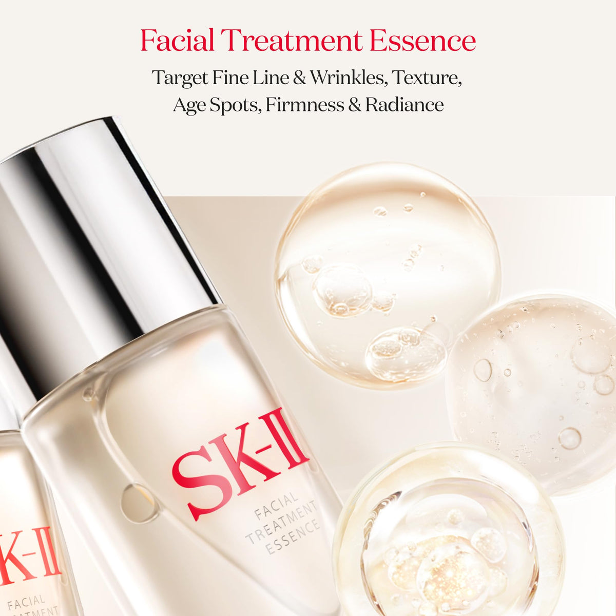 SK-II Glow Up Duo mask close-up on skin implies hydration and brightness after wear