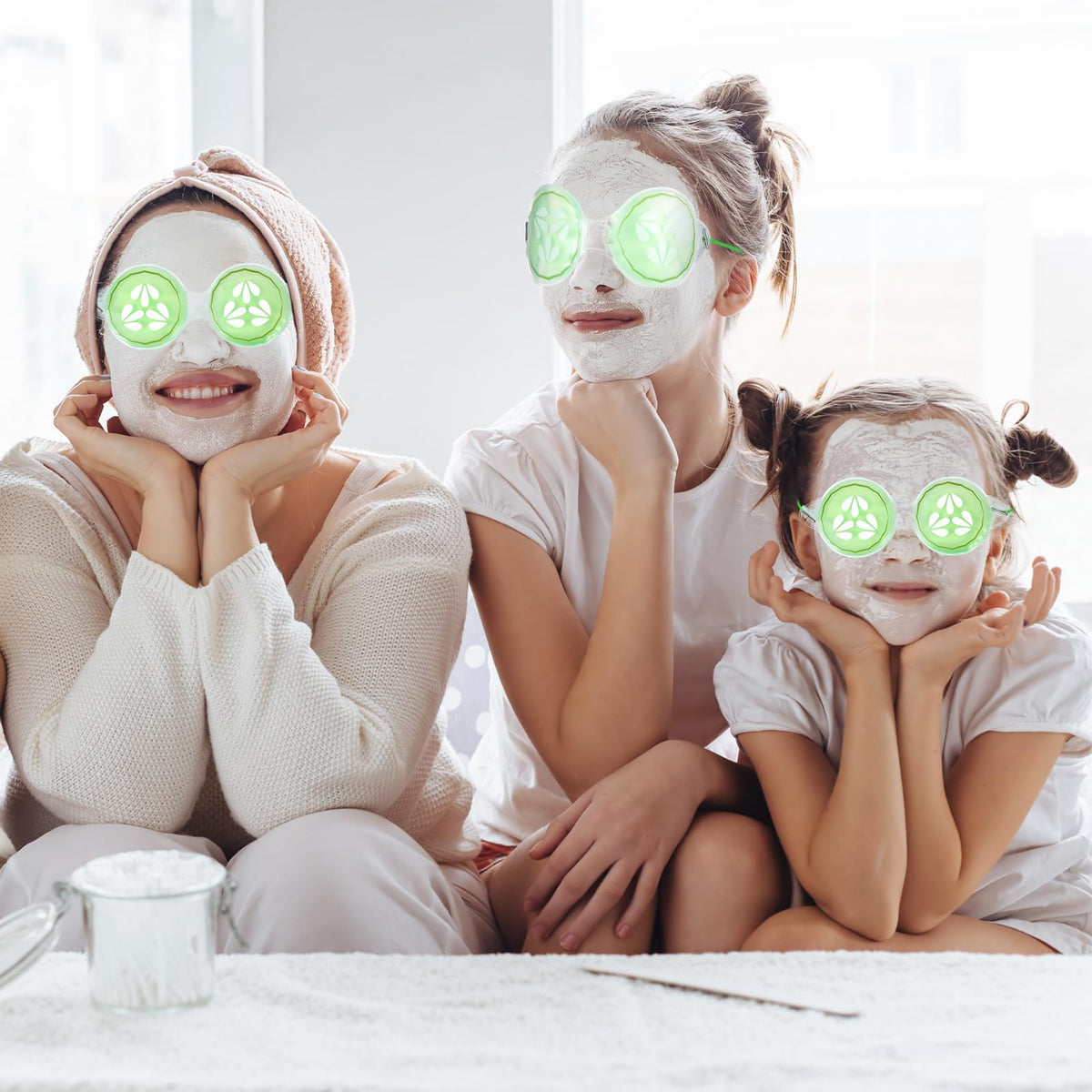 Skicuff eye pad for sleepovers adds a soothing party favor.
