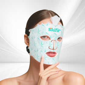 Detachable eye protectors on SKIFIR mask for secure eye coverage during use.
