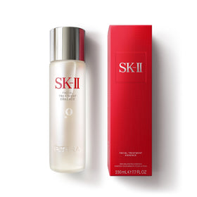 SK-II Facial Treatment Essence bottle pour for quick hydration and glow