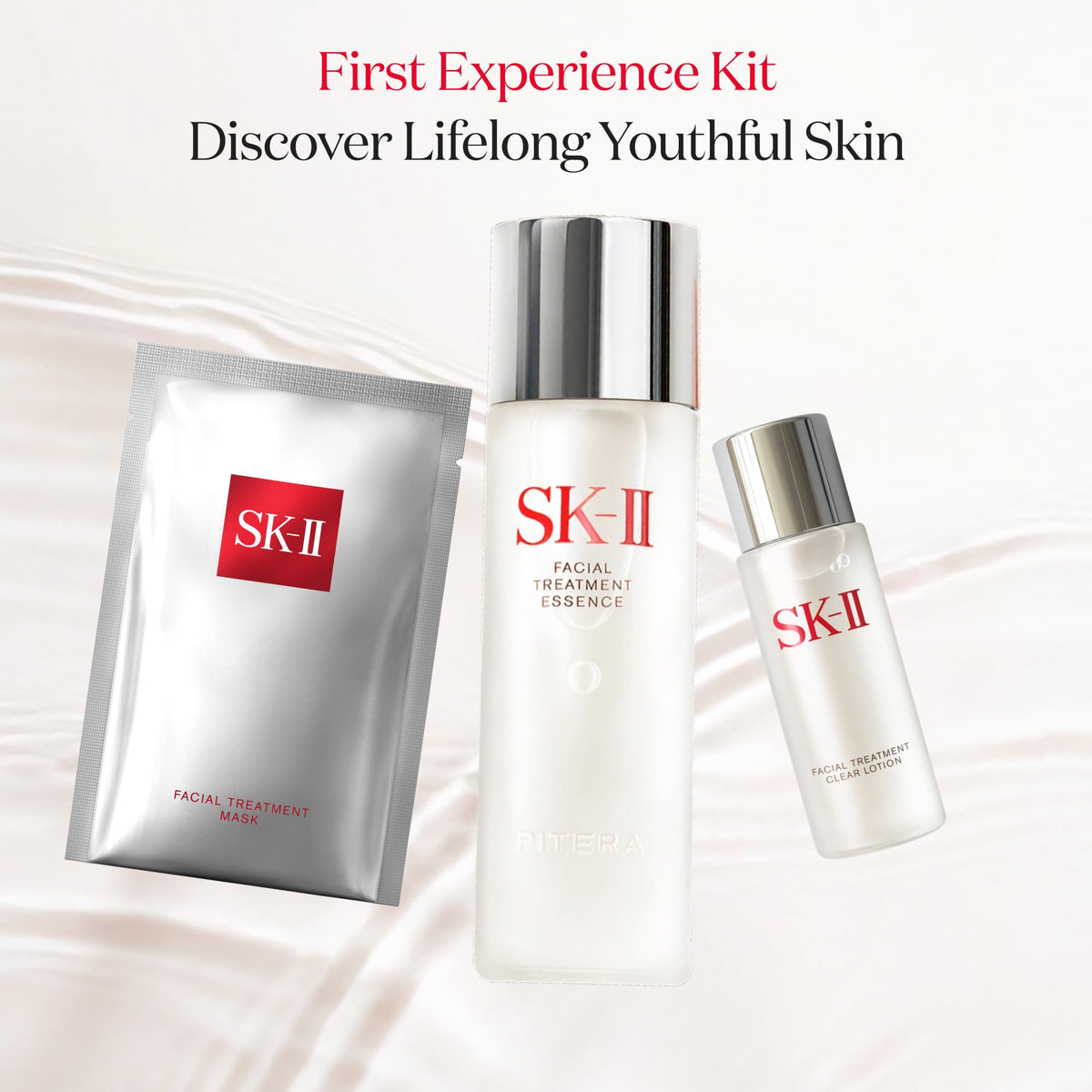 Sheet mask from SK-II First Experience Set for quick hydration boost