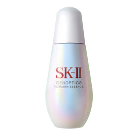 SK-II GenOptics Essence bottle with dropper for brightening and even tone.