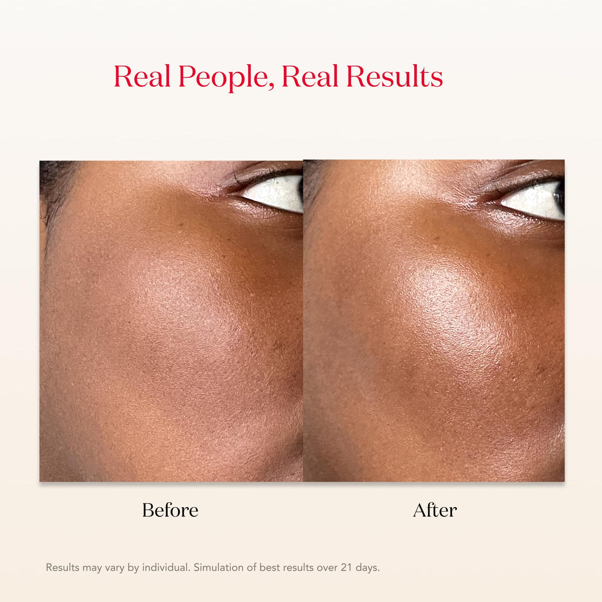 Kinren extract label emphasizes natural firmness boost within the formula.