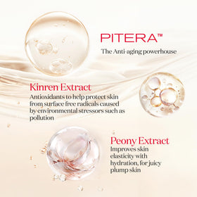 PITERA ingredient close-up signals nourishing fermentation complex for balanced skin.