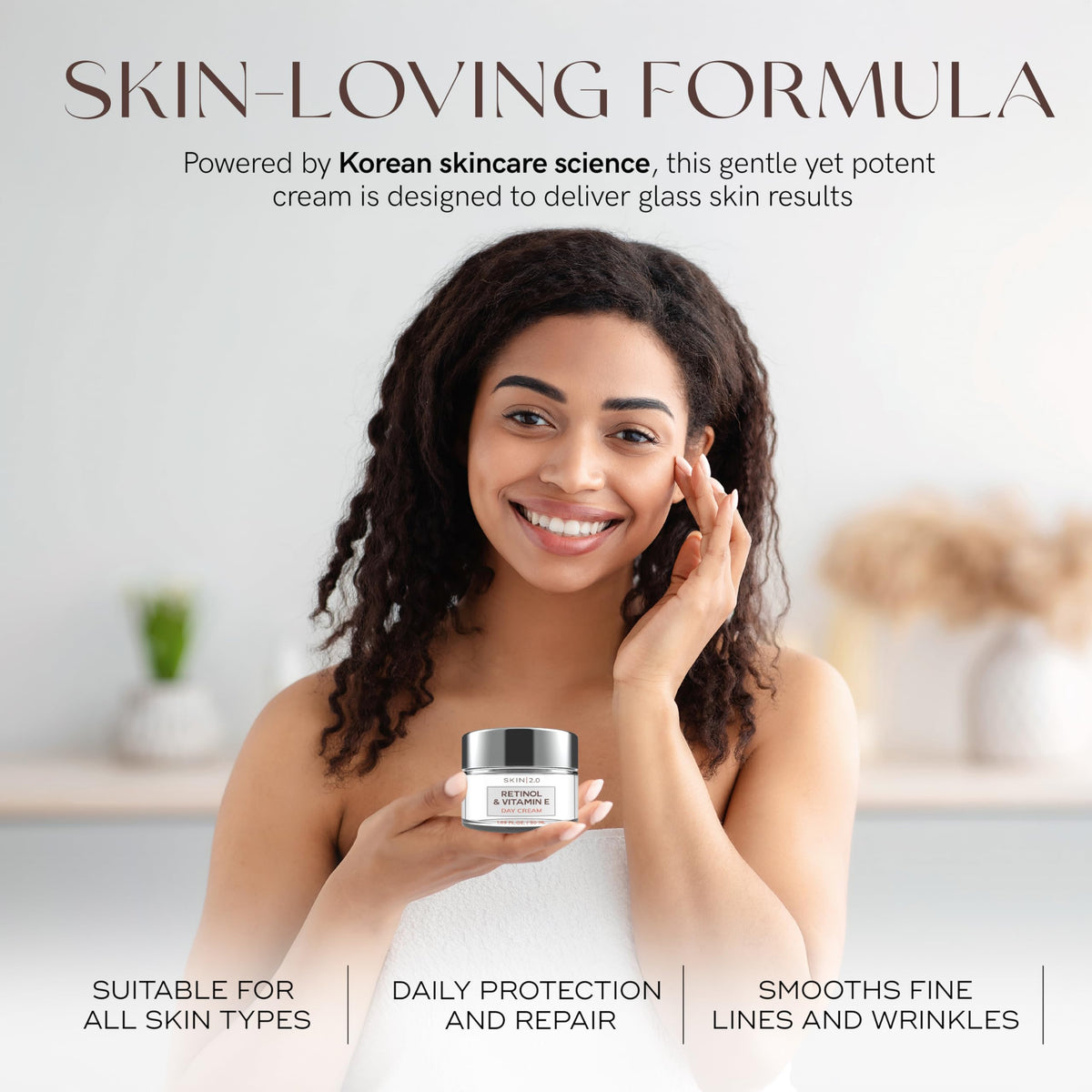 Cruelty-free packaging conveys ethical skincare choice.