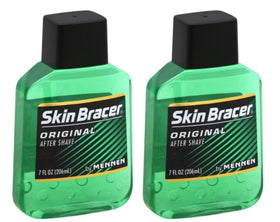 Skin Bracer Original two-pack bottles front view, showcasing classic packaging for post-shave refresh