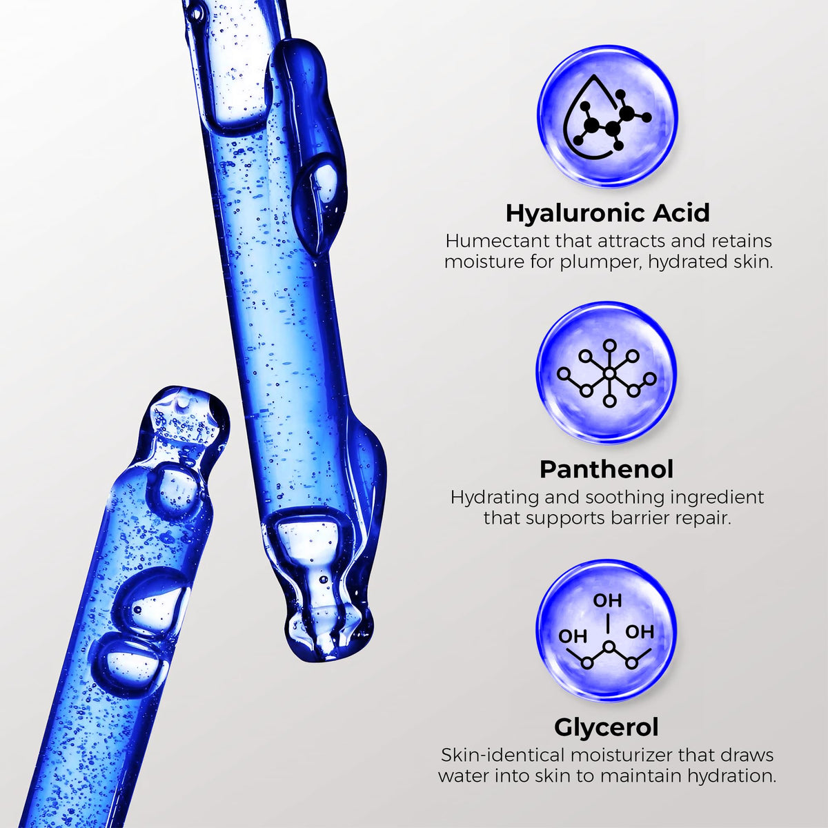 Skin Deva Copper Peptide Serum being applied on skin shows quick absorption and comfortable wear.