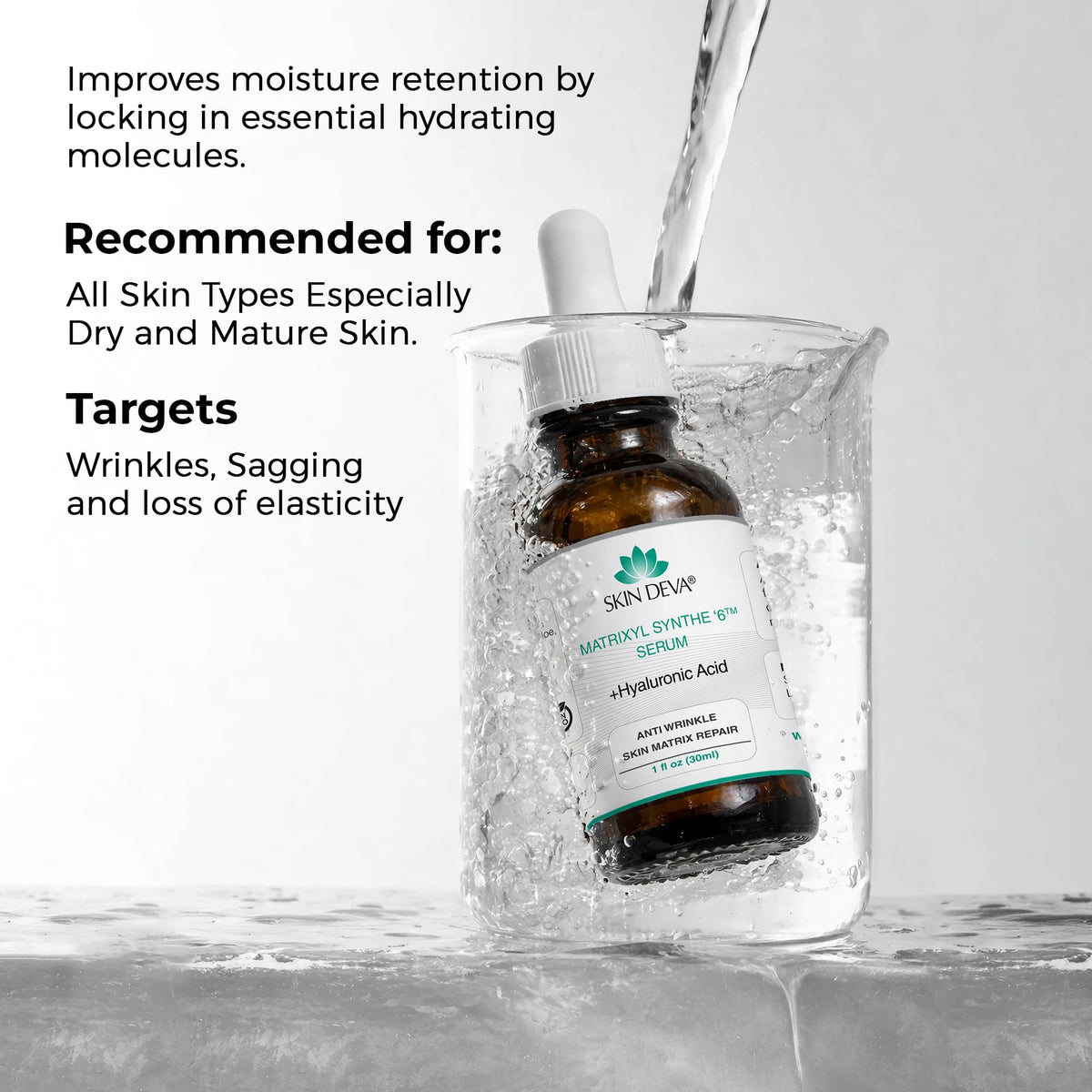 SKIN DEVA pore-refinement detail signals improved texture.