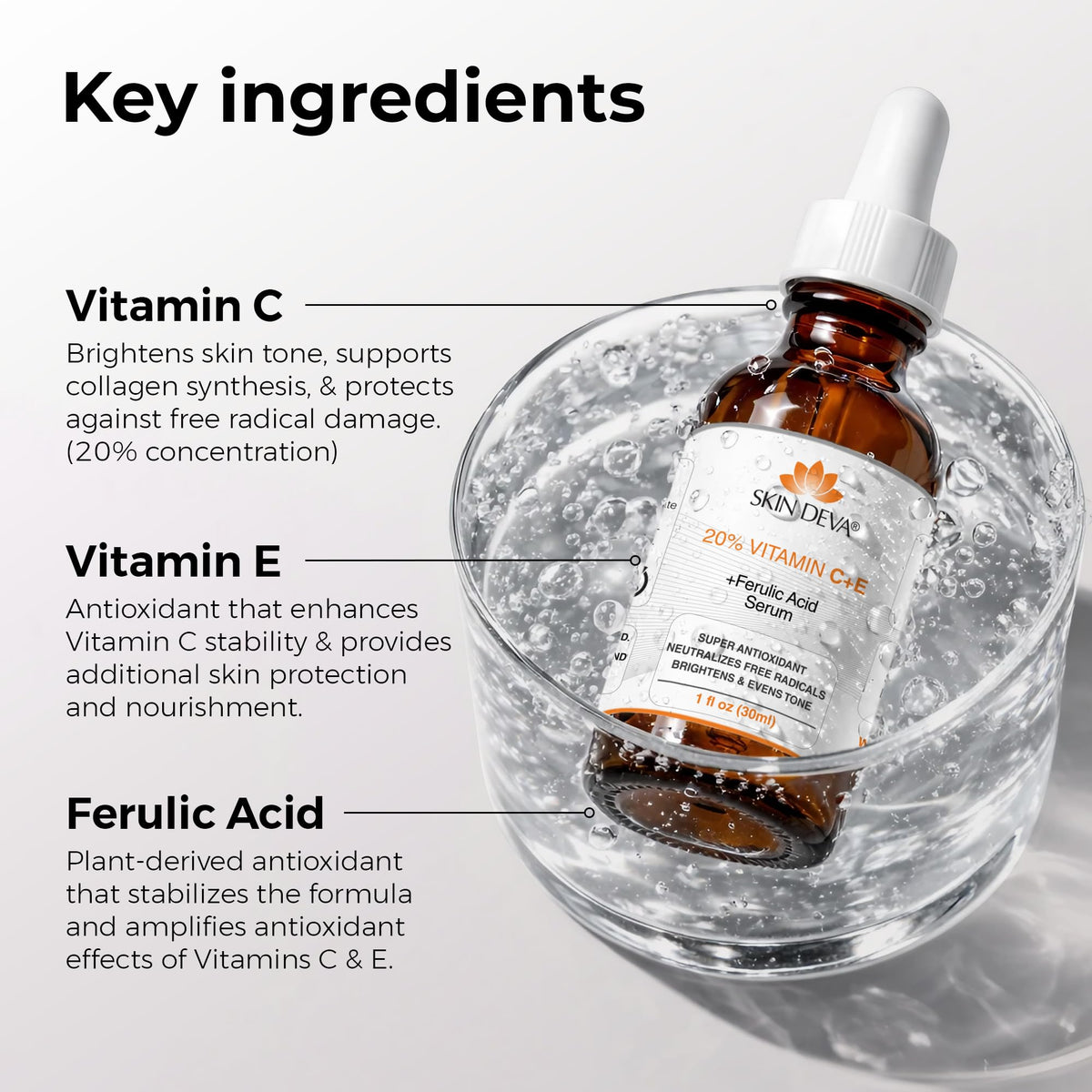Skin Deva serum in fridge storage image for freshness preservation.