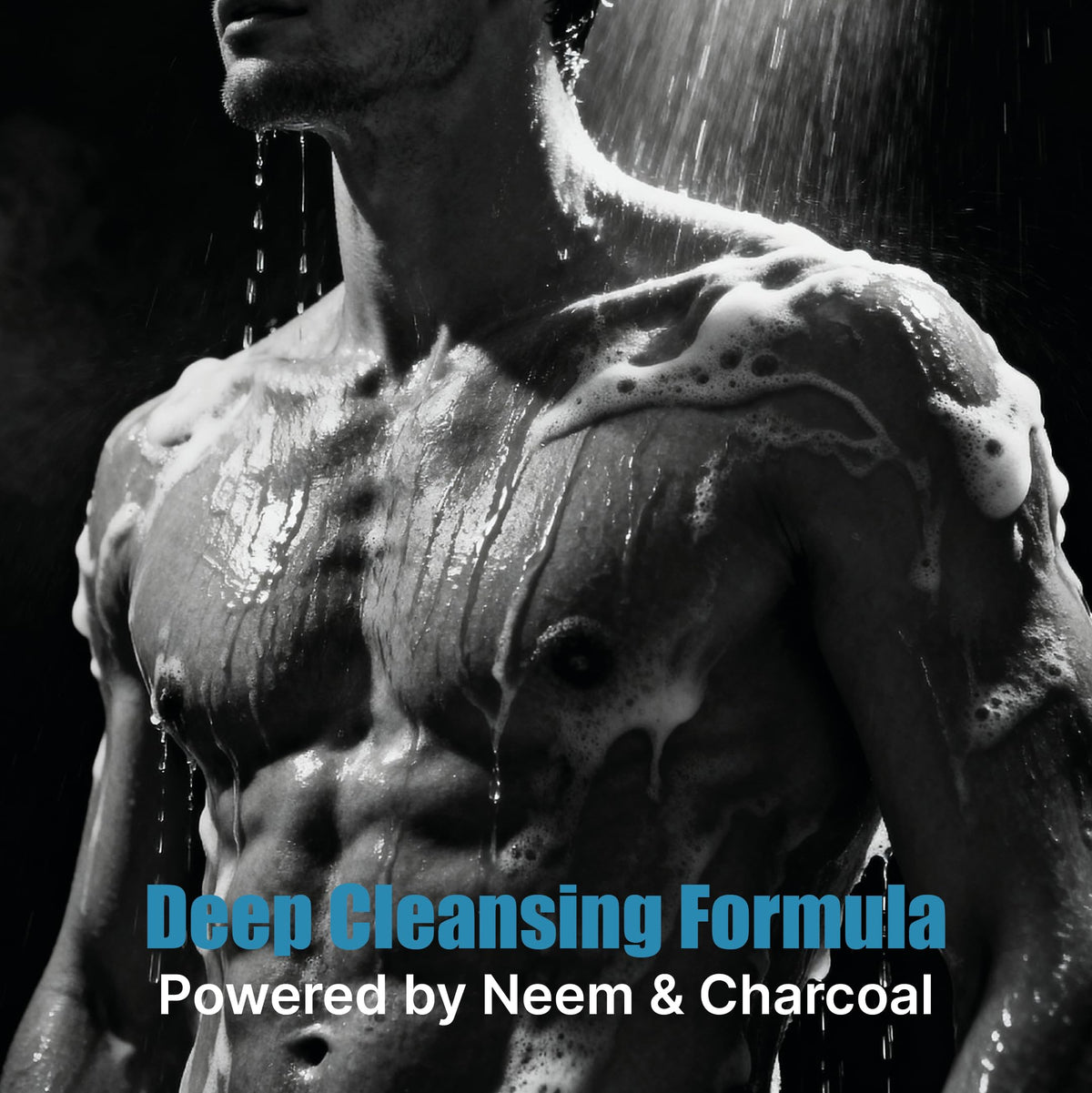 Skin Elements product emphasizes long-lasting freshness after shower.