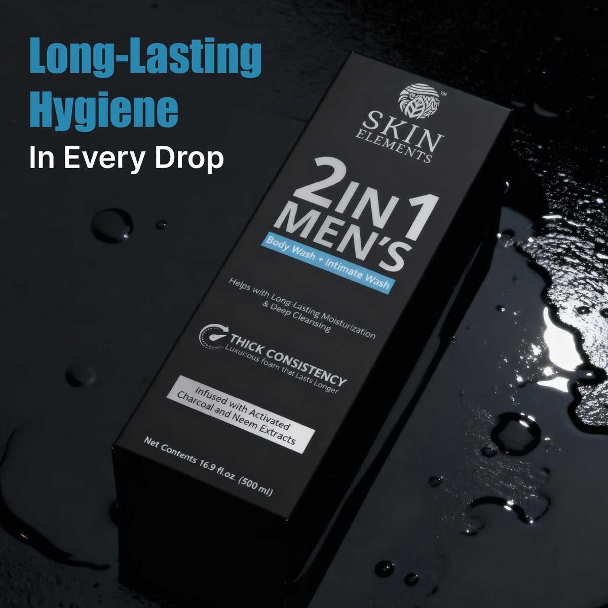 Skin Elements pH-balanced formulation suitable for all skin types.