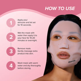SKIN GYM eco-friendly solution compared to disposable sheet masks