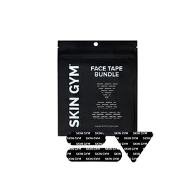 Skin Gym face tape bundle image highlighting 45 pre-cut strips