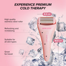 Skin Gym IceCool Ice Roller performs a gentle face massage to smooth texture.