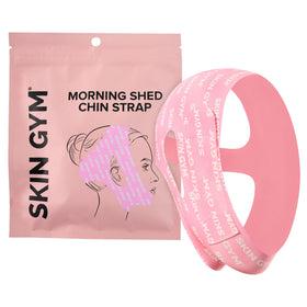 SKIN GYM Morning Shed chin strap supports overnight jawline lift for a refined look.