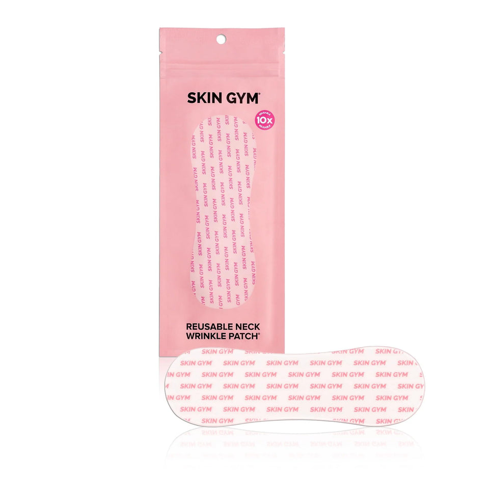 SKIN GYM neck wrinkle patch worn overnight to smooth lines