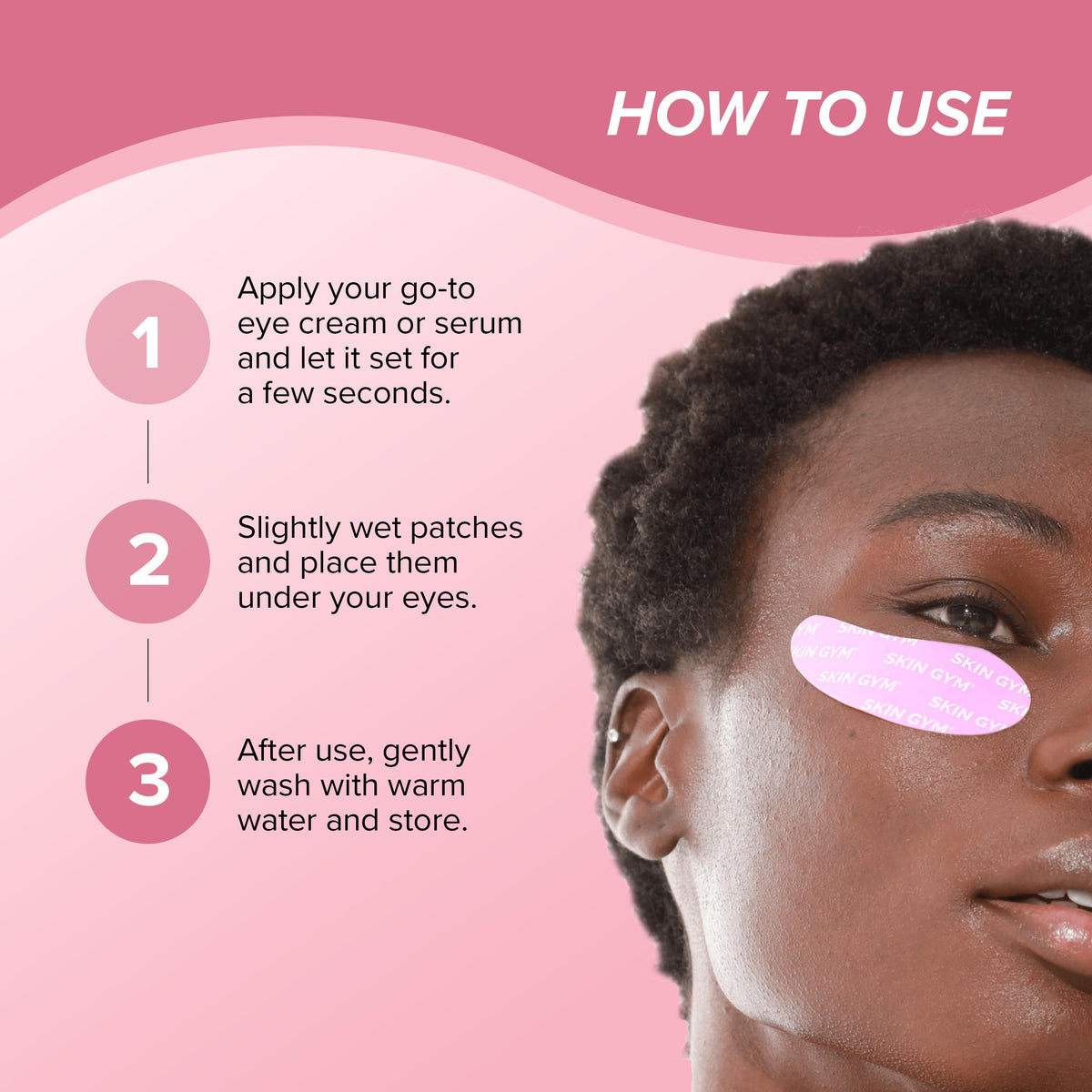 Skin Gym durable silicone eye mask supports long-term use.
