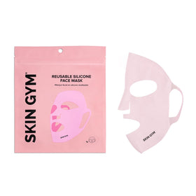 SKIN GYM silicone face mask on face improves product absorption and hydration