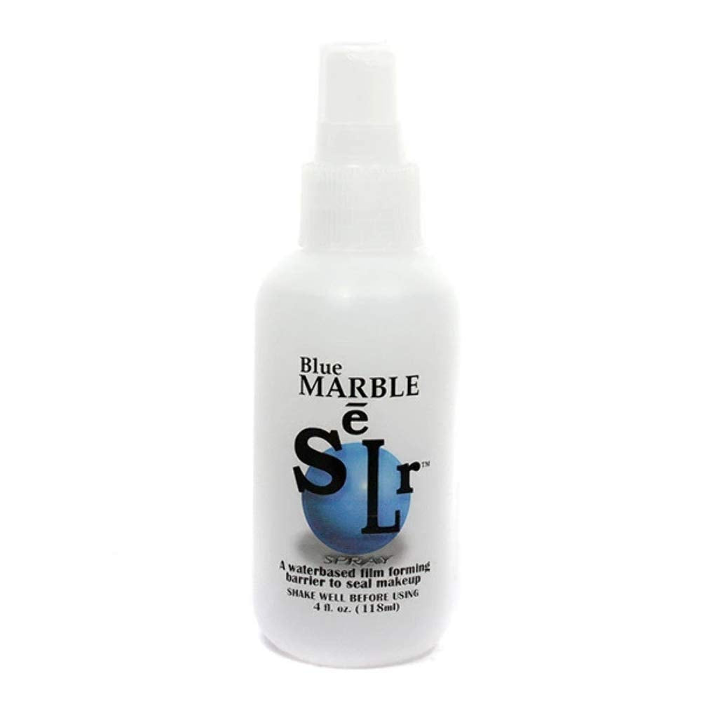 Skin Illustrator Blue Marble sealer closeup highlights waterproof finish and gentle feel.