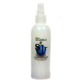 Skin Illustrator Blue Marble spray-mist demonstrates even coverage for lightweight seal and wear.