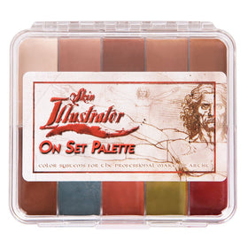 Skin Illustrator On Set Flesh Tone Palette closed compact for professional shade matching