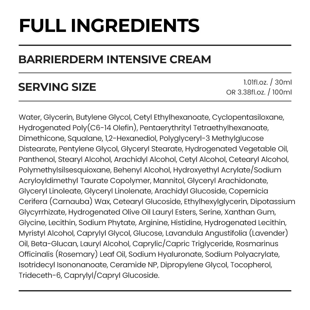 SKIN&LAB Barrierderm 100ml package for daily face and body use.