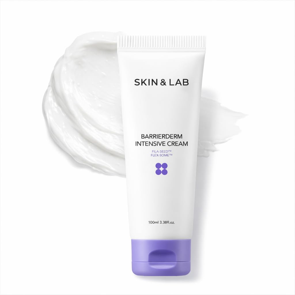 SKIN&LAB Barrierderm Intensive Cream jar front, fragrance-free daily moisturizer.