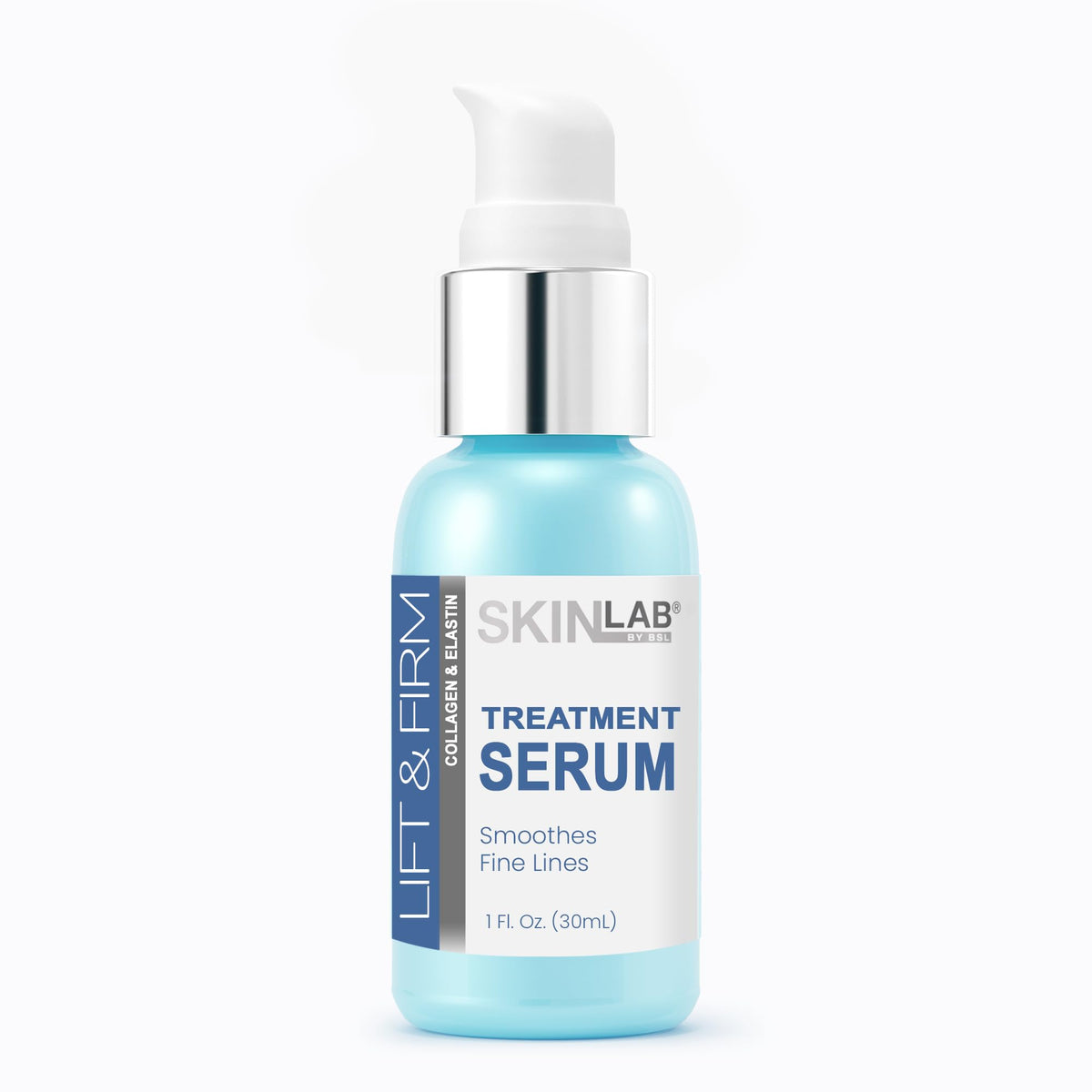 SKIN LAB by BSL Lift & Firm Serum bottle with premium packaging for daily hydration.