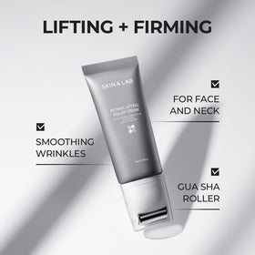 Hygienic stick design roller shows hands-free serum application