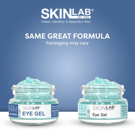 SKIN LAB Lift & Firm Eye Gel dispense demonstrates quick, non-greasy delivery.