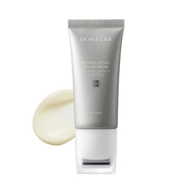 SKIN&LAB Retinol Lifting Roller Creme bottle packshot highlighting vegan formula.