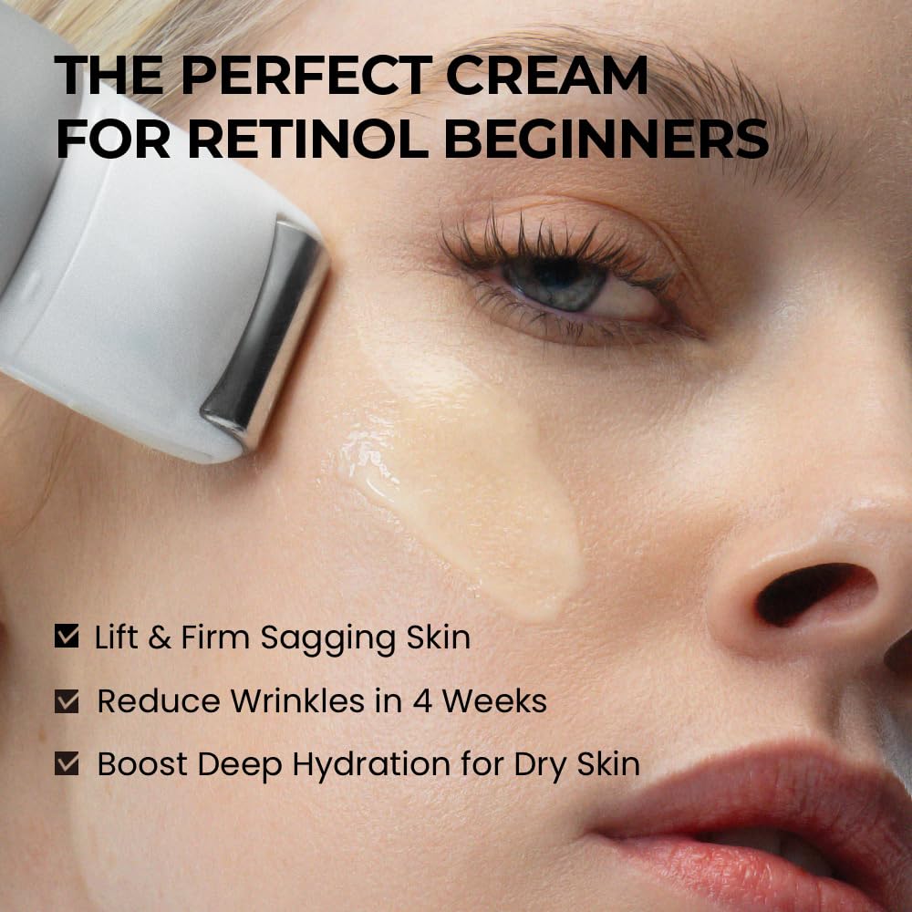 Roller application close-up shows precise, hands-free massage for smoother skin.