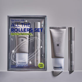 Retinol Lifting Roller used around the eyes for a fresher look