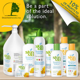 Skin MD Natural Shielding Lotion travel-friendly packaging for on-the-go care.