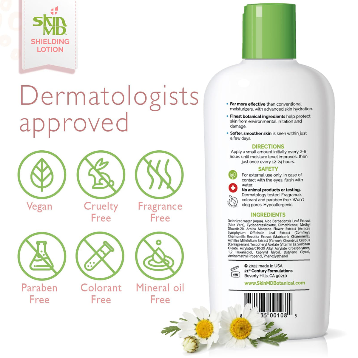 Skin MD Natural Shielding Lotion used under makeup for a smooth base.