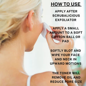 Skin Nation Daily skincare routine setup with toner implies consistent hydration and balanced complexion.