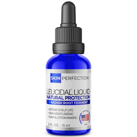 Skin Perfection Leucidal Liquid radish root bottle: natural preservative for DIY skincare formulations