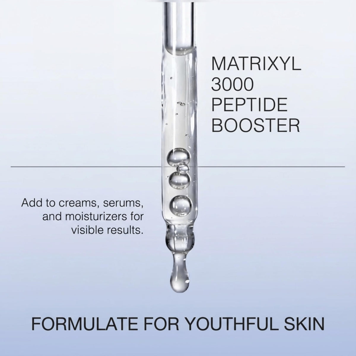 Skin Perfection Matrixyl 3000 serum texture swirl shows light, fast-absorbing consistency