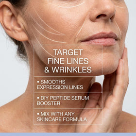 Skin Perfection Snap 8 serum dropper shows precise dosing for controlled DIY mixes.