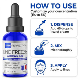 Skin Perfection Syn-AKE booster in-use application on skin